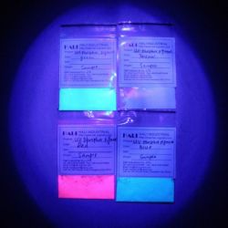 UV fluorescent pigment